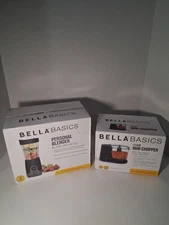 Bella Basics 1.5 Cup Mini Chopper Easy Touch  & Bella Basics Personal Blender 
