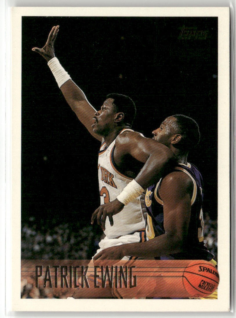 Patrick Ewing #1 Basketball Cards 1996 Topps trading card — raw and PSA graded price guide