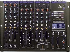 Vocopro Kjm-8000pro 6-channel Pro Kj/dj Mixer W/ Digital Key Control & Equalizer