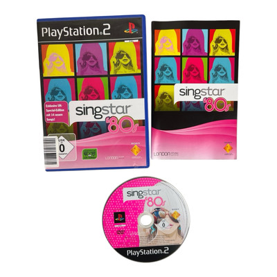 Singstar 80s exklusive UK Special Edition 80er für Playstation 2 PS2 gebraucht