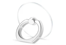 Round Clear Phone Ring Stand – Grip & Kickstand for All Devices New