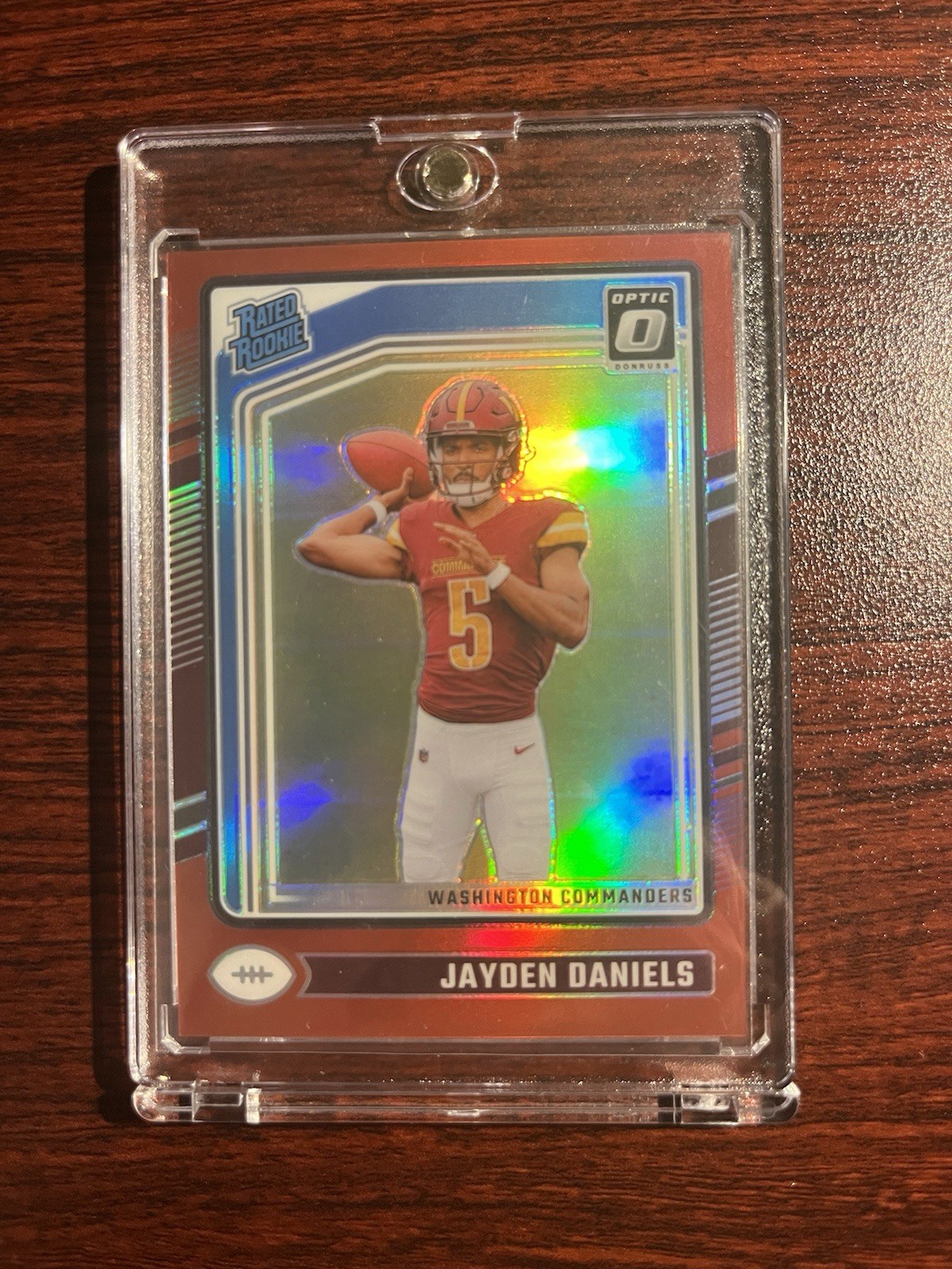 2024 Jayden Daniels Donruss Optic Rated Rookie Red Prizm 027/125 No. 248 🔥🔥🔥