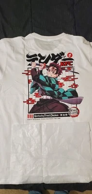 tee-shirt Homme/femme Tanjiro KfC L / XL Collaboration Demon Slayer - Photo 1/3