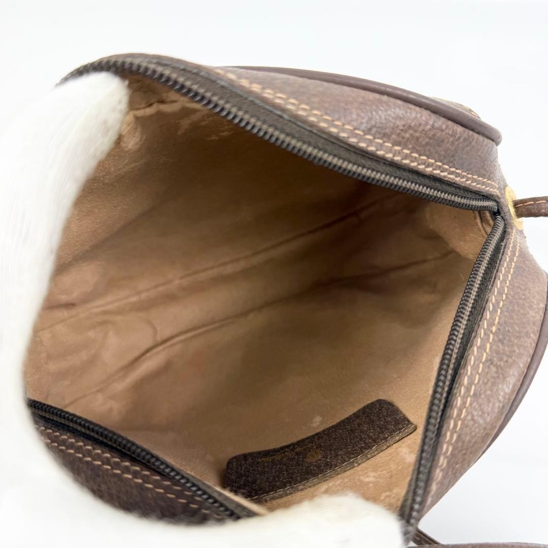 GUCCI Mini Shoulder Bag GG Supreme Sherry Line Beige PVC Leather Authentic thumbnail 13