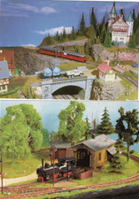 23/1027 AK MODELLEISENBAHN - MIT DEM VT 172 AUF DER NEBENBAHN + IM SCHMALSPUR-Bw