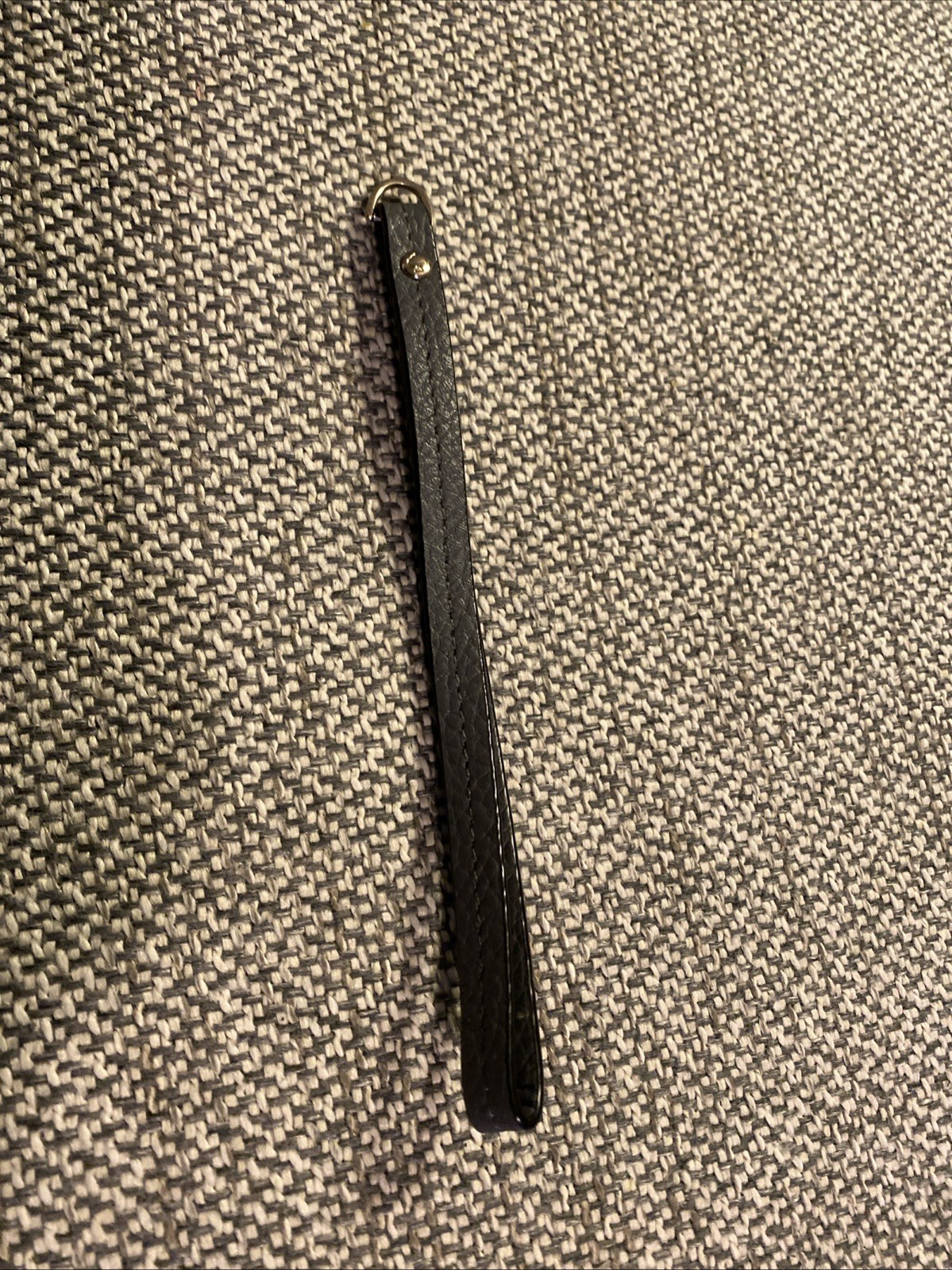 Kate Spade  Replacement Gray Leather  Wristlet Strap Zipper PullFor Wallet 6.75” thumbnail 5