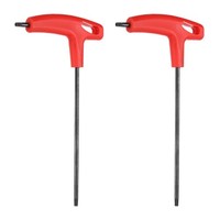 2 StüCk T-Griff Torx-SchlüSsel T20 Kohlenstoffstahl Torx-Schraubendreher Rot