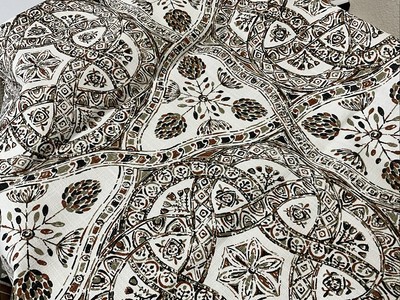 Unique Design Fabric Remnant Canvas-Like 52  X 24 