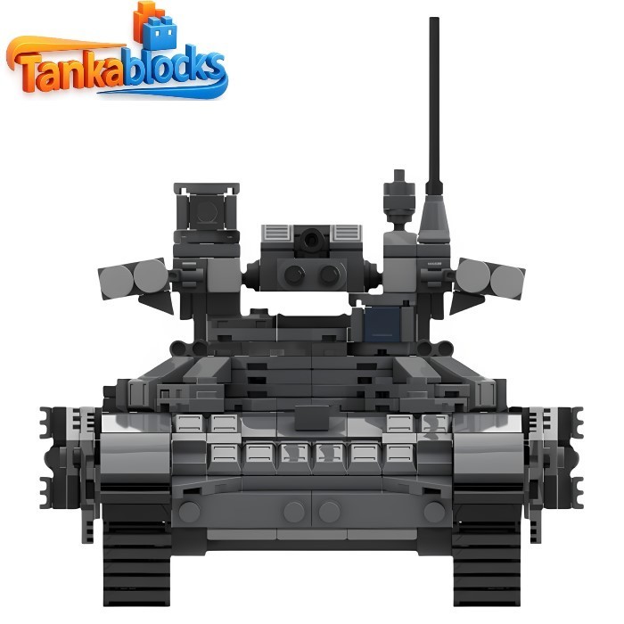 Armoured Vehicles Rear View MOC-250142 small particle tank-armored vehicle building blocks Toys ...