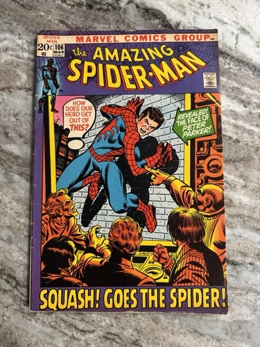 Amazing Spider-Man #106 Stan Lee/John Romita Frank Giacoia 1972 FN- 🔥🕷️