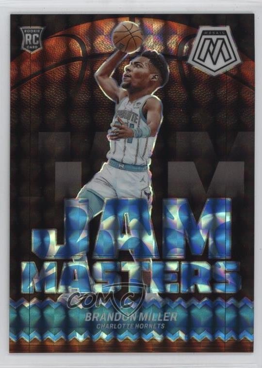 2023 Mosaic Jam Masters Reactive Blue Prizm 21/99 Brandon Miller Rookie RC 8mm