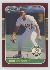 1987 Donruss Opening Day Box Set Rob Nelson #25 0f3j