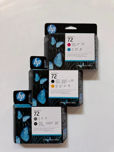 HP 72 Printhead Set for Designjet T790 T610 T2300 T1120 T1200 T1300 770 OEM 2025