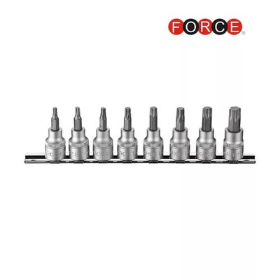 8-tlg. 3/8''DR. Star Tamperproof Stecknuss-Bit-Satz