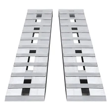 Labwork 60''x12'' Aluminum Ramps 6500Lbs 2pcs Car Trailer Truck Ramps Hook