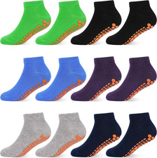 Boys Girls Non-Slip Toddler Socks Grip Ankle Sticky Socks Anti-Skid Sock