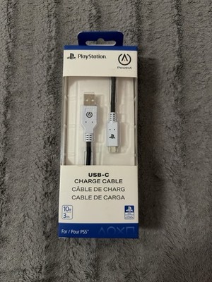 PowerA USB-A to USB-C 10ft Charge Cable for PS5 DualSense New Sealed
