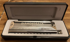 Lot Silver Creek DIAMONDBACK Chromatic Harmonica