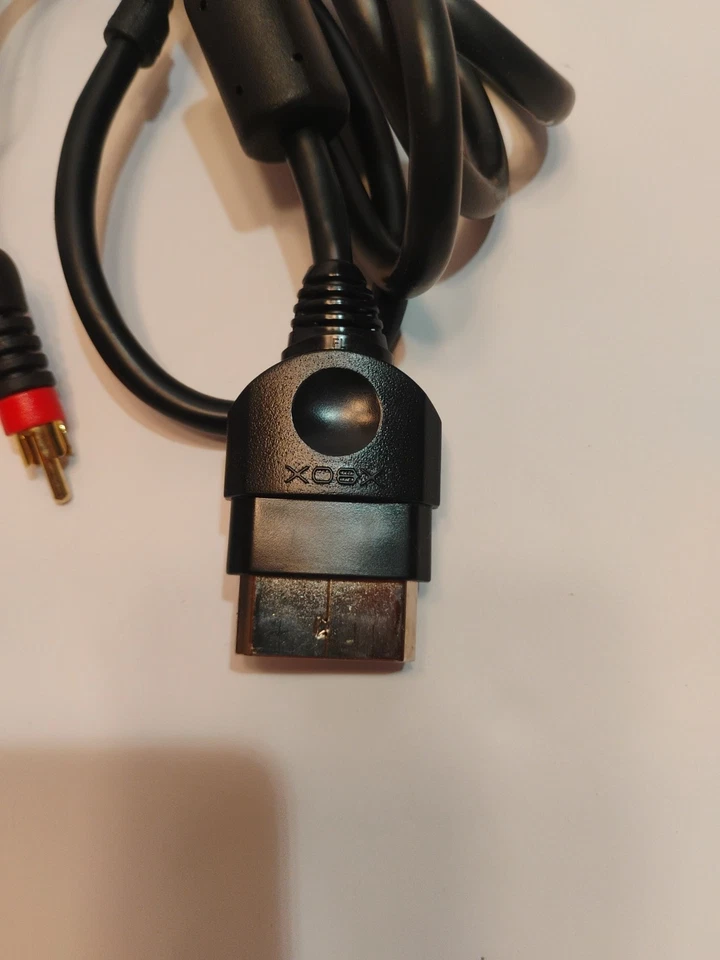 Original Xbox OEM Authentic RCA AV Audio Video Cable Cord TESTED - Image 2 of 3