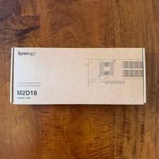Synology M2D18 PCIe Adapter Card for M.2 Internal SSDs, PC Compatible