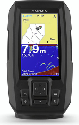 STRIKER  Plus 4 Fishfinder GPS Tiefenmesser Echolot Dual-Beam-Geber Garmin NEU