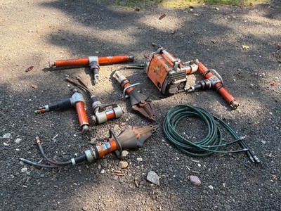 Holmatro rescue tools. Includes gas pump and assorted tools | eBay