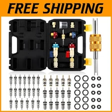 Comprehensive Valve Core Remover & Installer Tool Set for R134A/R1234YF Systems