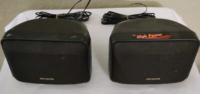 AIWA JET STREAM 美品 Vintage Aiwa Surround Speakers SX-R220 50 Watts tested - Bookshelf