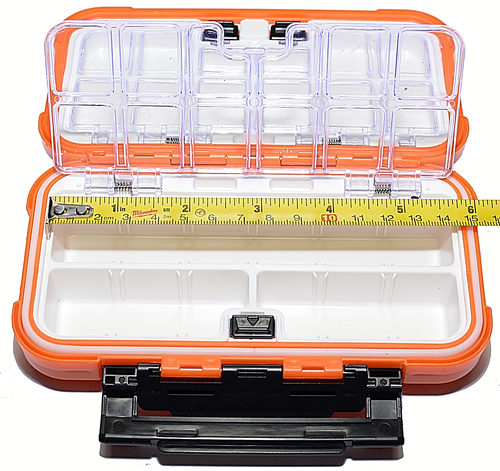 Fishing Tackle Box Lure Waterproof Compartments 2 Layer Hook Storage Case Medium - Picture 44 of 96