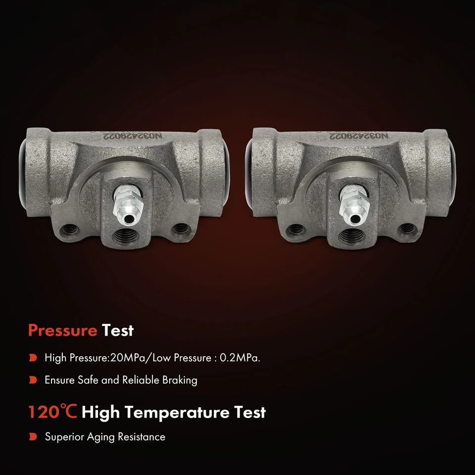 2x Cilindros de rueda de freno lateral trasero para Chevrolet Monza Buick Skyhawk Oldsmobile Foto 4 de 4