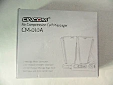 Cincom Leg Massager for Circulation Air Compression Calf Wraps w/ 2 Modes 3 Stgs