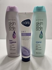 Avon Skin So Soft FIRM RESTORE BL, Care 3 in 1 CL, and ORIGINAL BL New Sealed