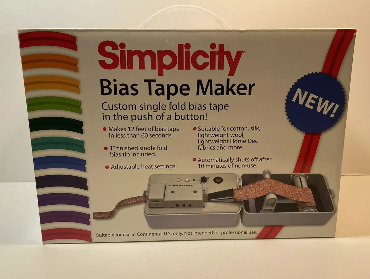 Simplicity Bias Tape Maker with Six Tips