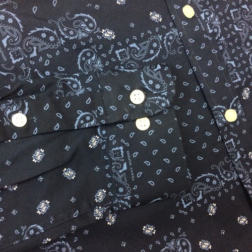 Camisa de vestir Tommy Hilfiger M 15,5/34-35 azul tinta cachemira manga larga nueva con etiquetas $69,50 - Imagen 7 de 12