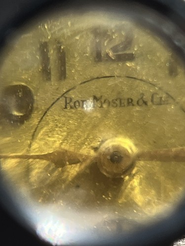 Vintage Rare Watch-ROB.MOSER & CIE - Free Shipping - Picture 13 of 14
