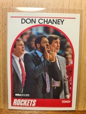 Don Chaney #123 1989 NBA Hoops Coach Rockets D0154A