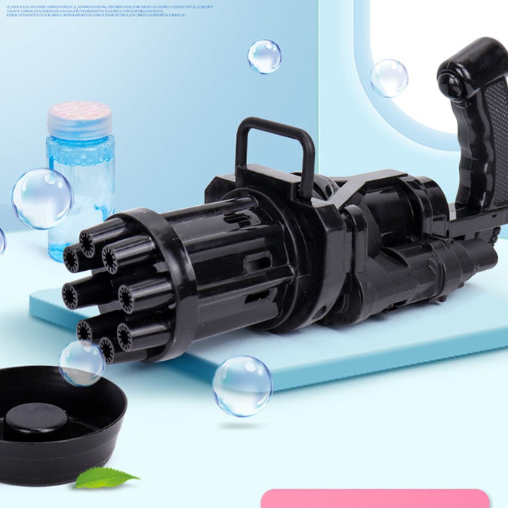 Gatling Electric Bubble Machine Toys Easy-to-use Kids Gun Yea 3 Plastic