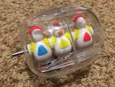 New*Evenflo Exersaucer/Megasaucer Replacement Part*Farm Chicken Barrel Spinner