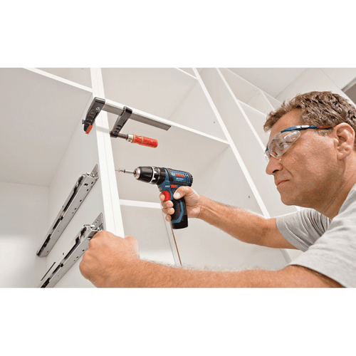 Bosch GSB 10.8-2-LI Trapano a percussione professionale strumento nudo senza fili solo corpo - Foto 3 di 3