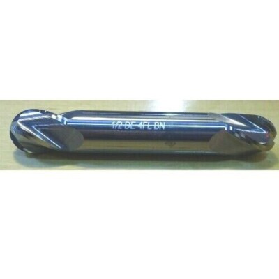1/32'' Solid Carbide BALL Nose END MILL 4 Flute Double Stub Made In USA 195