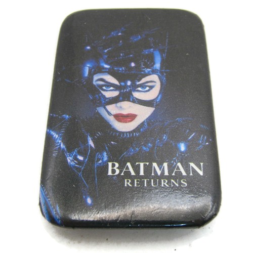 Batman Returns Catwoman Movie Promo Pin Button Vintage 1992 DC Comics