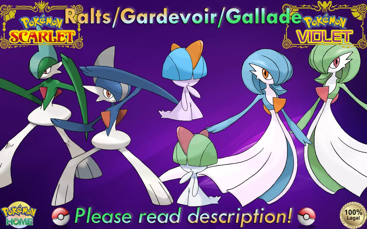 Shiny Gardevoir 6IV ✨ Battle Ready ✨Pokemon Scarlet & Violet 🚀Fast Trade🚀