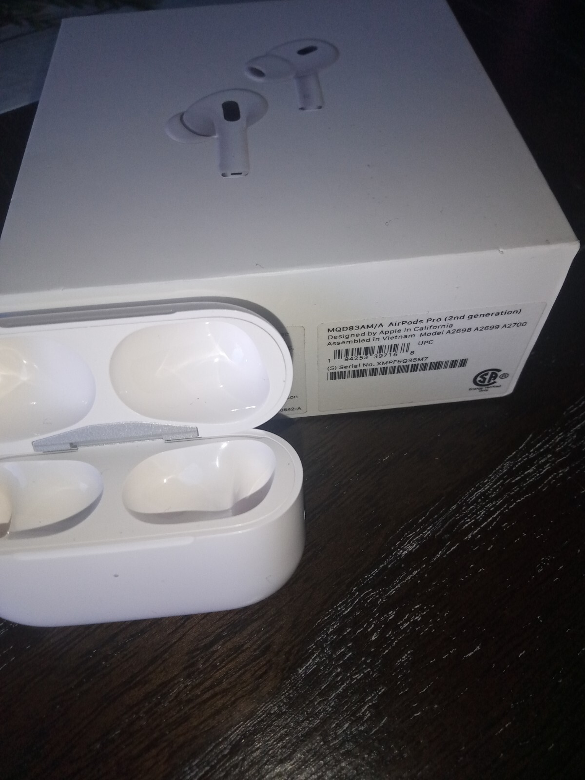 AirPods Pro 2 with Charging Case & Original Box (Replacement for Lost AirPods) See Description-image