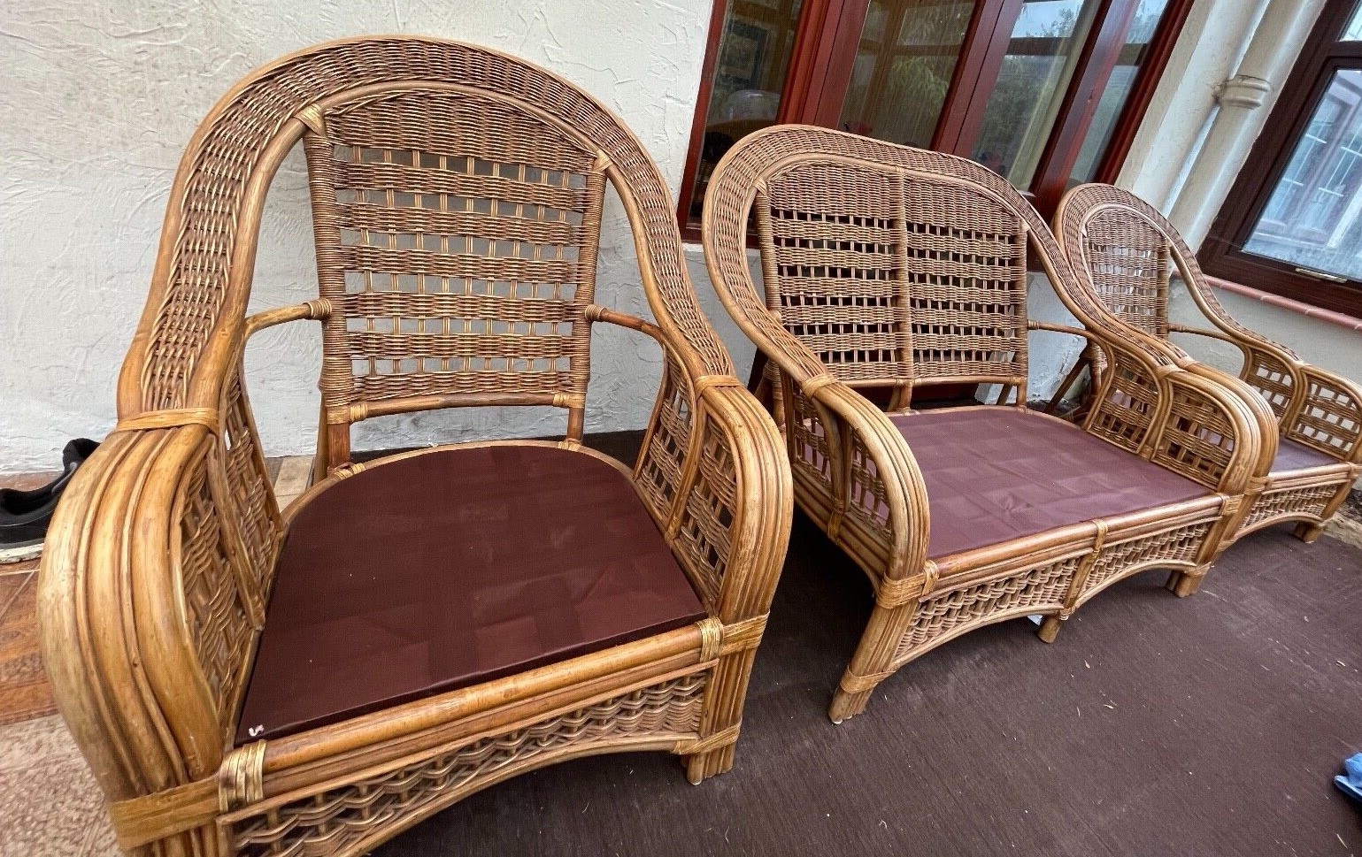 Wicker Conservatory furniture eBay