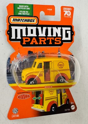 Matchbox 70 Years Moving Parts Milk Truck Shell Oil Yellow DIVCO ...
