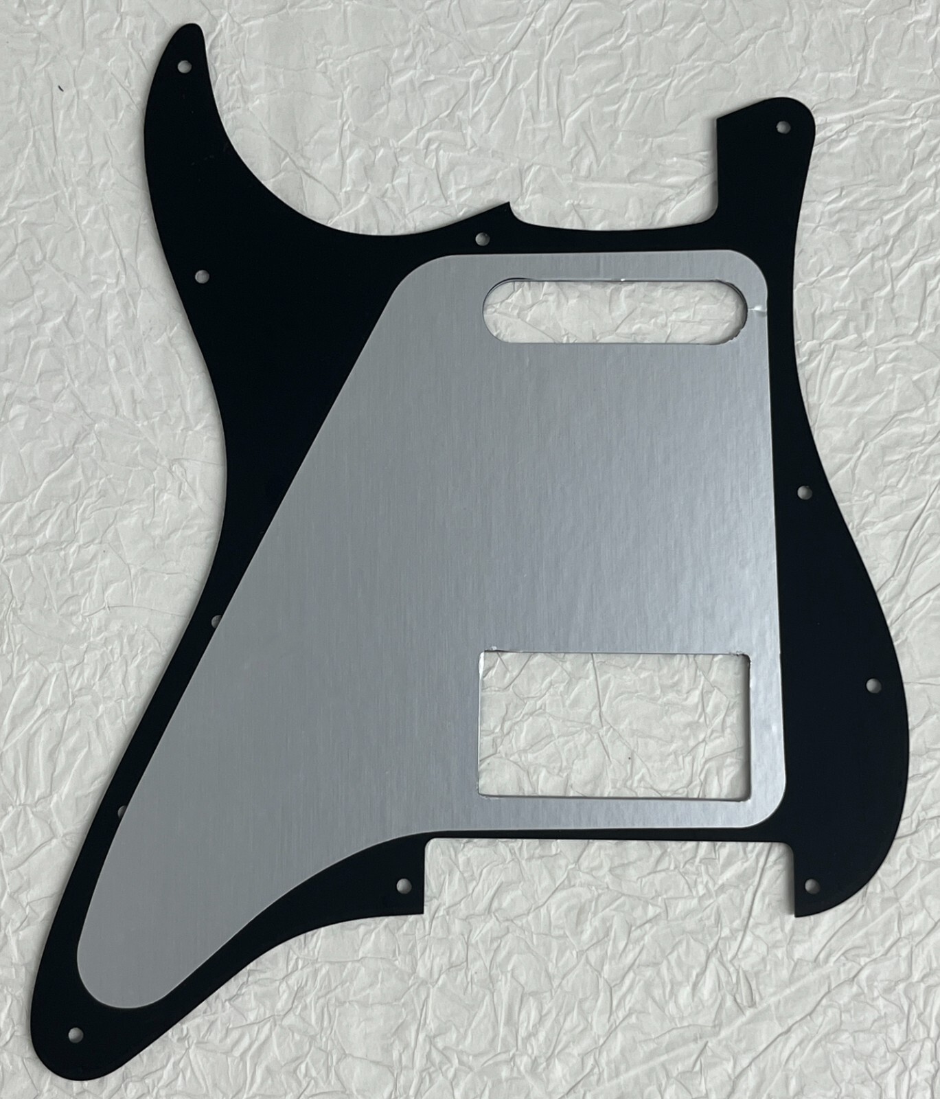 Battipenna 3 strati nero per Strat Floyd Rose Tremolo foto 5