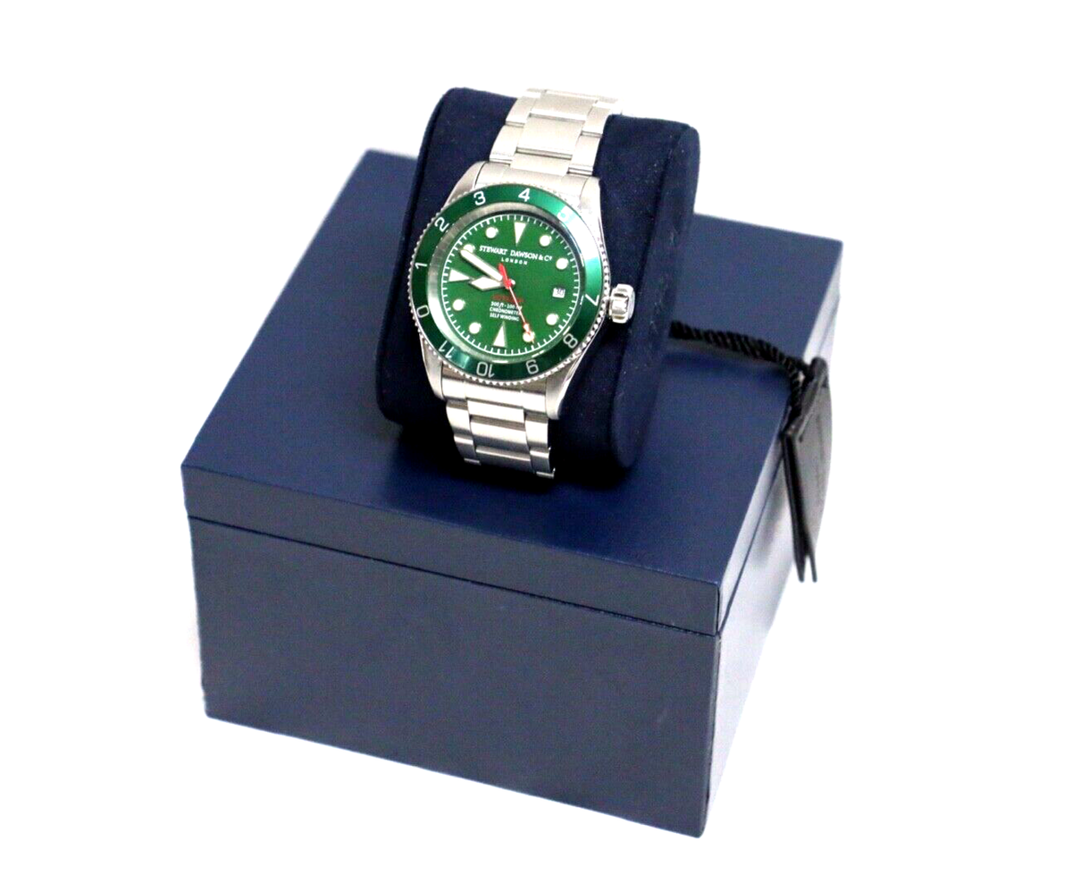 Stewart Dawson Voyager Stainless Steel Sapphire Crystal Men's