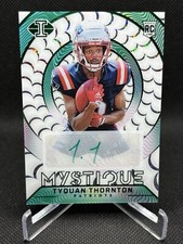2022 Panini Illusions Mystique Green Auto RC Tyquan Thornton #M-33 5/5 Patriots