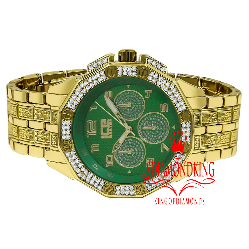 Montre Homme Joe Rodéo Cadran Or Acier Plaqué Or 46 Mm - Neuve Avec étiquettes - Quartz
