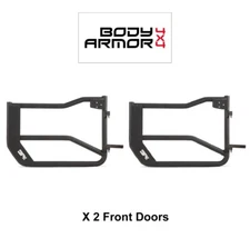Body Armor Front Tube Doors Fits 2018-2024 Jeep Wrangler JL / Gladiator JL-6154